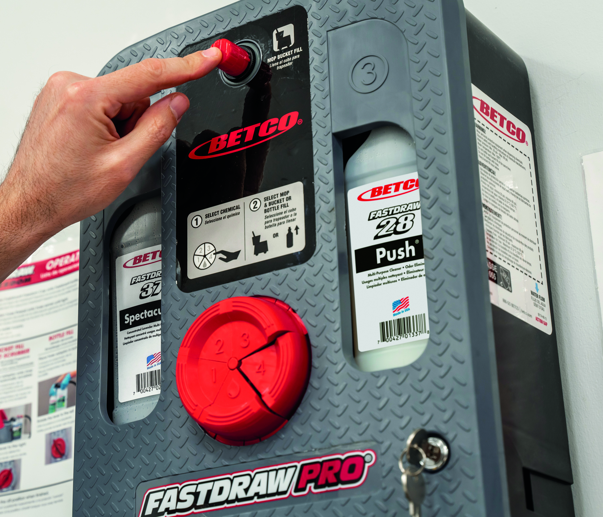 FastDraw Pro chemical dispensing system