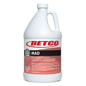 Mild acid detergent and floor neutralizer Product Container